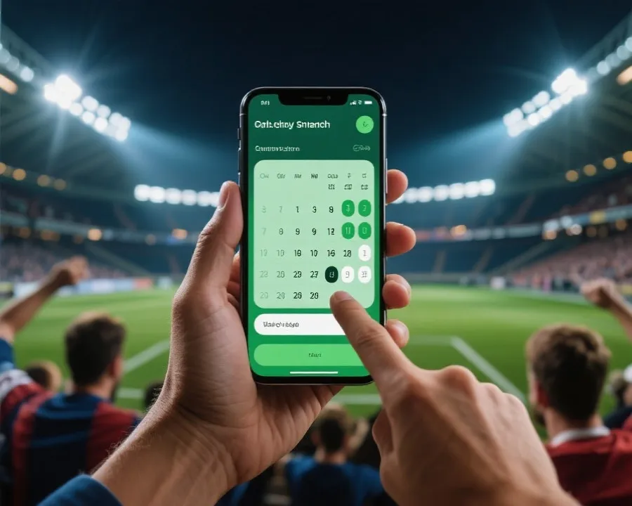 按日期查看赛事时间表