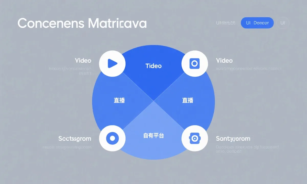 世界杯内容矩阵:短视频、直播、社交与自有平台的协同分工示意
